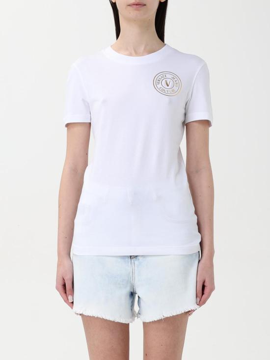 25SS 베르사체 반팔 티셔츠 78HAHT00CJ03T G03 White