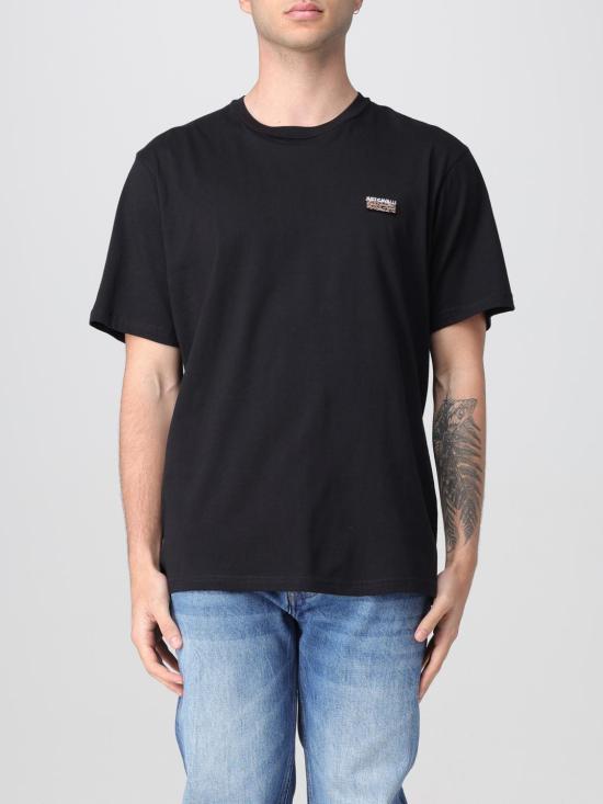 25SS 저스트까발리 반팔 티셔츠 78OAHE11CJ110 899 Black
