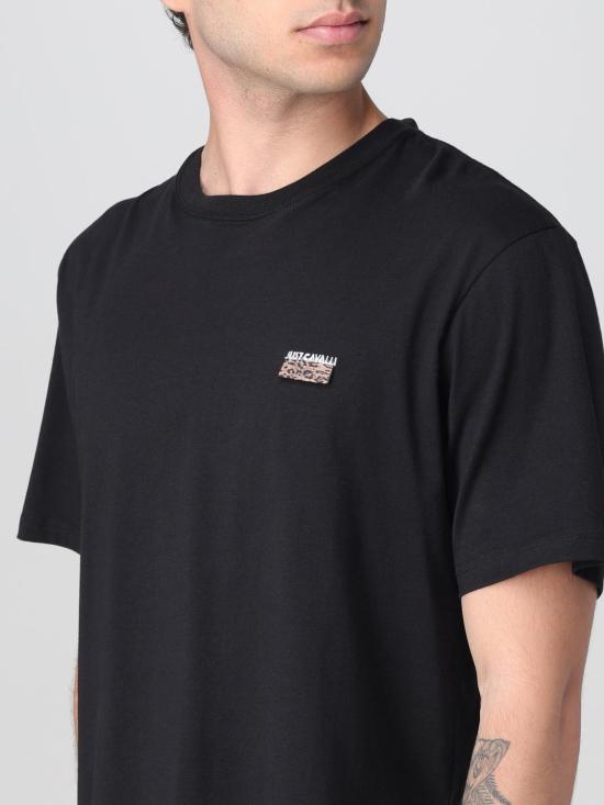 25SS 저스트까발리 반팔 티셔츠 78OAHE11CJ110 899 Black - JUST CAVALLI