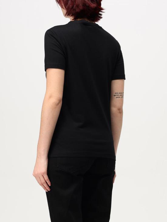  저스트까발리 반팔 티셔츠 77PAHE21CJ110 899 Black - JUST CAVALLI