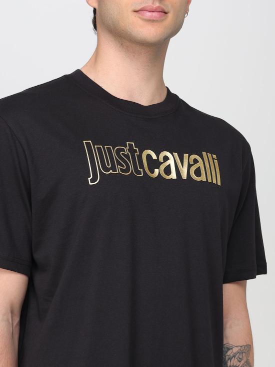 25SS 저스트까발리 반팔 티셔츠 78OAHT16CJ500 899 Black - JUST CAVALLI