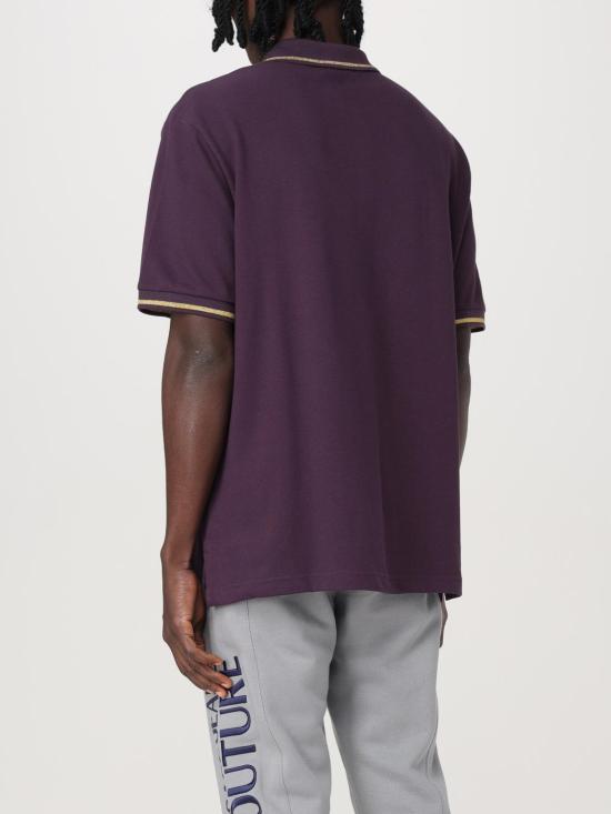 24FW 베르사체 폴로 티셔츠 77GAGT00CJ01T 363 Violet - VERSACE