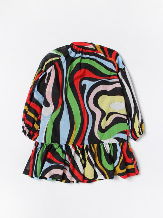 25FW [키즈] 푸찌 원피스 PS1C20M0025 930MC Black - PUCCI