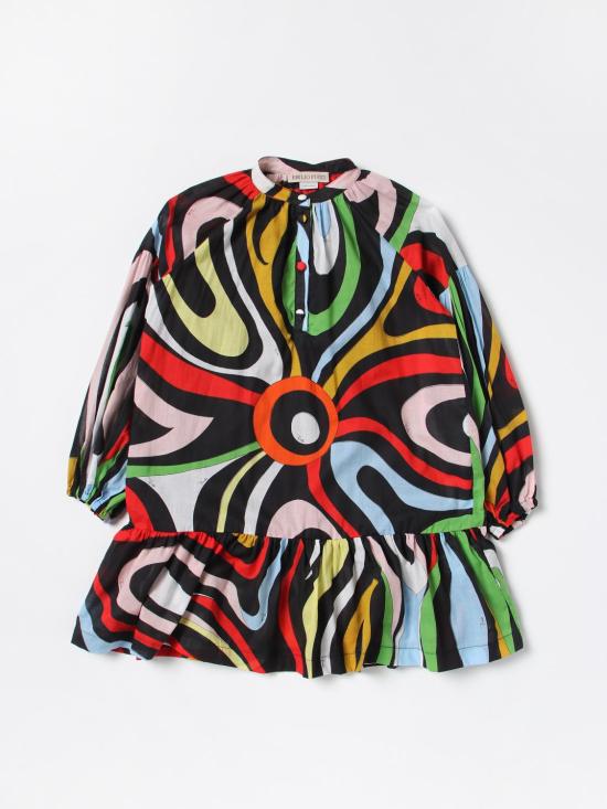 25FW [키즈] 푸찌 원피스 PS1C20M0025 930MC Black