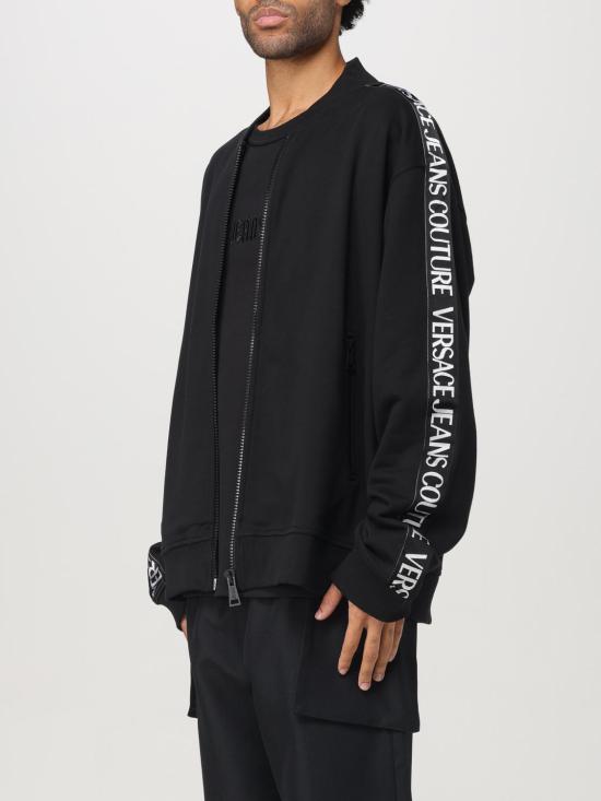 24FW 베르사체 집업 니트 77GAIC02CF02C 899 Black - VERSACE