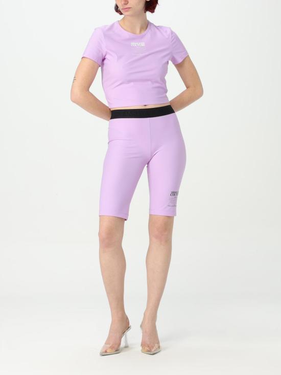  베르사체 반팔 티셔츠 76HAH602J0128 320 Violet - VERSACE