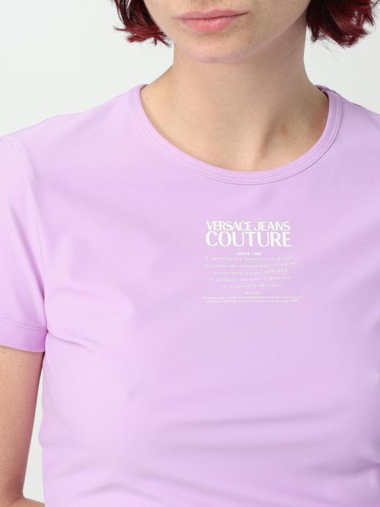  베르사체 반팔 티셔츠 76HAH602J0128 320 Violet - VERSACE