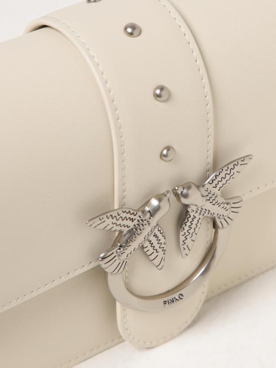 25FW 핑코 토트백 100059A0F1 Z14O White 1 - PINKO