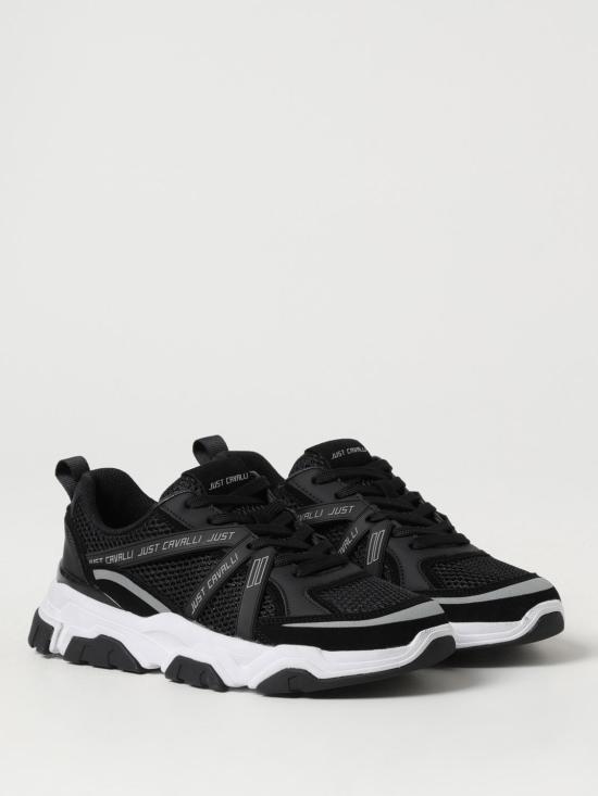 25SS 저스트까발리 뮬/슬리퍼 78QA3SH5ZSC48 899 Black - JUST CAVALLI