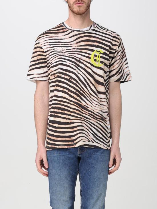 25SS 저스트까발리 반팔 티셔츠 78OAHE04CJ110 R30 Multicolor