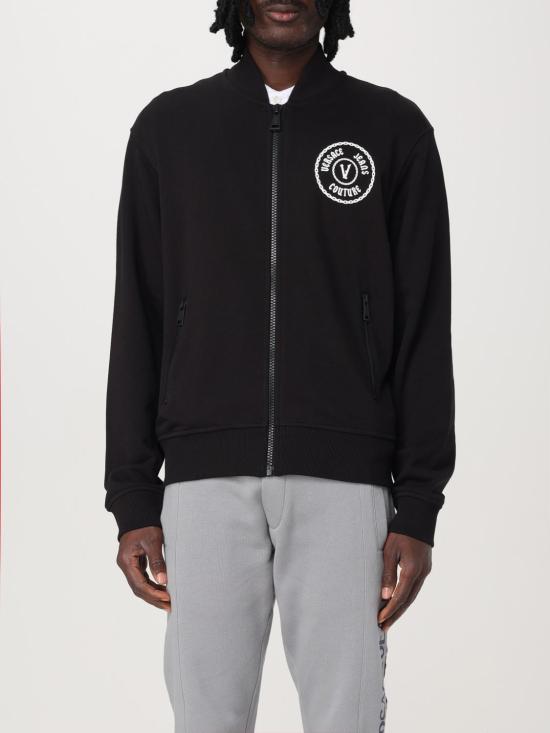 24FW 베르사체 집업 니트 77GAIT00CF00T G89 Black