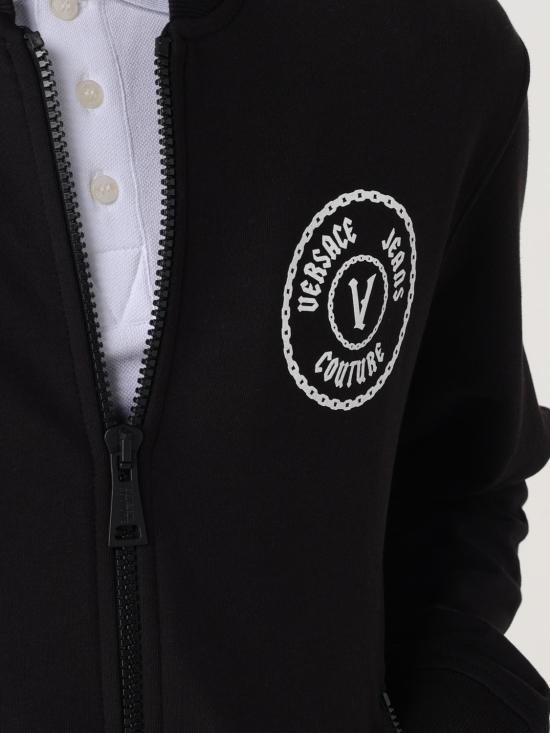 24FW 베르사체 집업 니트 77GAIT00CF00T G89 Black - VERSACE