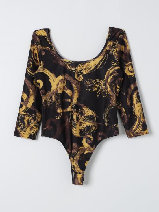  베르사체 긴팔 티셔츠 76HAM221JS292 G89 Black - VERSACE