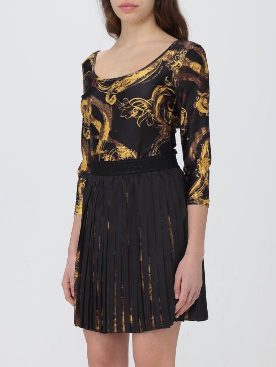  베르사체 긴팔 티셔츠 76HAM221JS292 G89 Black - VERSACE