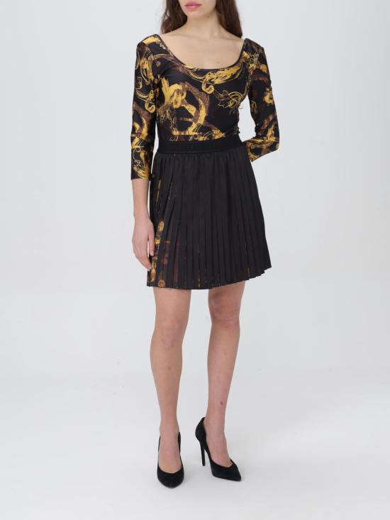  베르사체 긴팔 티셔츠 76HAM221JS292 G89 Black - VERSACE