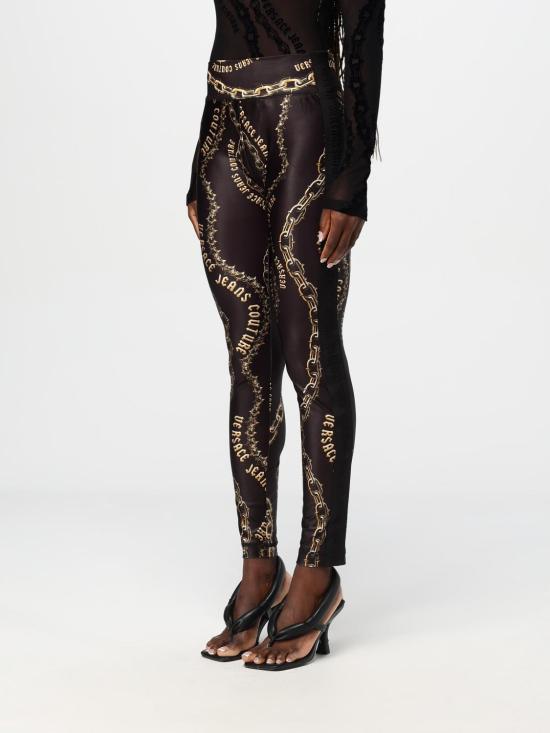 24FW 베르사체 레깅스 77HAC114JS417 G89 Black - VERSACE