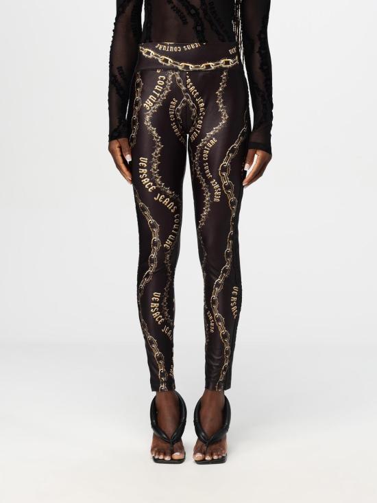 24FW 베르사체 레깅스 77HAC114JS417 G89 Black