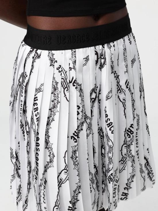 24FW 베르사체 스커트 77HAE820NS525 003 White - VERSACE