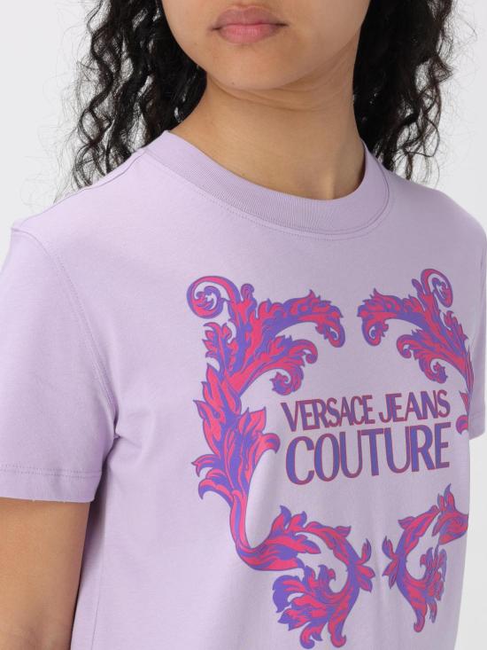  베르사체 반팔 티셔츠 76HAHG02CJ00G 320 Violet - VERSACE