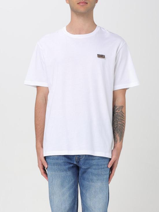 25SS 저스트까발리 반팔 티셔츠 78OAHE11CJ110 003 White