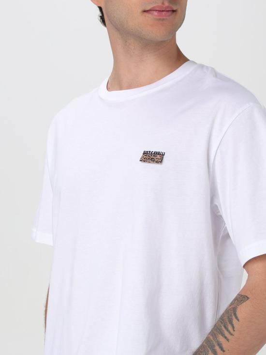 25SS 저스트까발리 반팔 티셔츠 78OAHE11CJ110 003 White - JUST CAVALLI