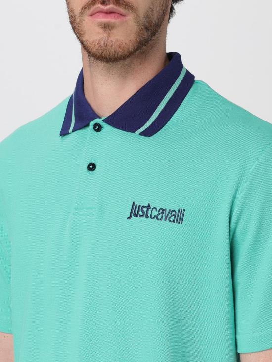 25SS 저스트까발리 폴로 티셔츠 78OAGT15CJ506 195 Green - JUST CAVALLI