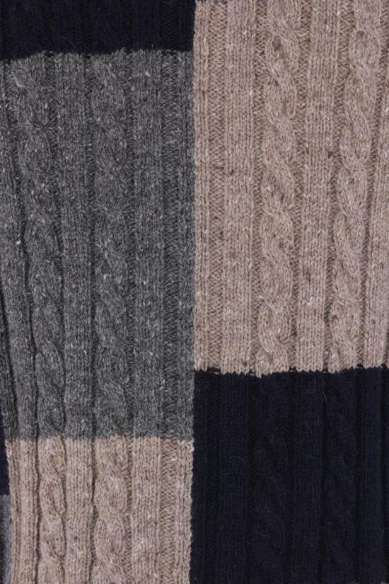 25FW 톰브라운 가디건 MKC605AY1032978 NAVY GREY BROWN DOM - THOM BROWNE