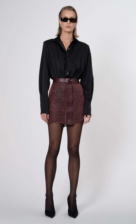  논살란트 레이블 바디수트 티셔츠 논샬런트 라벨 라리사 바디수트 블랙 - NONCHALANT LABEL