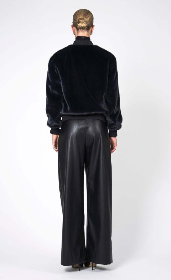  논살란트 레이블 코트 논샬런트 라벨 아우렐리아 퍼 재킷 네이비 - NONCHALANT LABEL