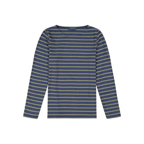  세인트제임스 긴팔 티셔츠 세인트 제임스 민퀴담 탑 데님/푸제르