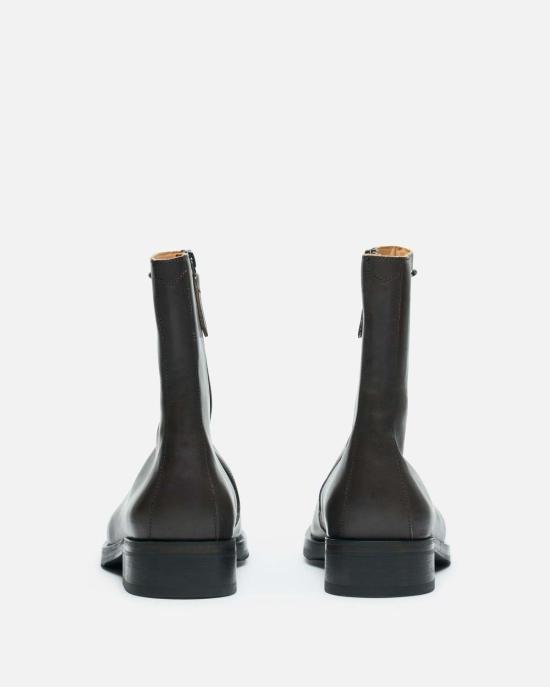  아워레가시 부츠 팬텀 텐실 소가죽 로 제작된 레거시 카미온 - OUR LEGACY