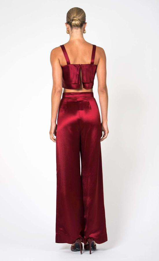  논살란트 레이블 스트레이트 팬츠 논샬란트 라벨 파리 팬츠 보르도 - NONCHALANT LABEL