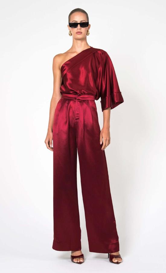  논살란트 레이블 스트레이트 팬츠 논샬란트 라벨 파리 팬츠 보르도 - NONCHALANT LABEL