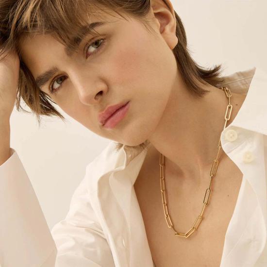  제니 버드 목걸이/팬던트 앤디 슬림 체인 골드