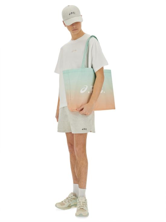 25SS 아페쎄 X 아식스 반팔 티셔츠 COEAV H26453 AAB WHITE - A.P.C. X ASICS