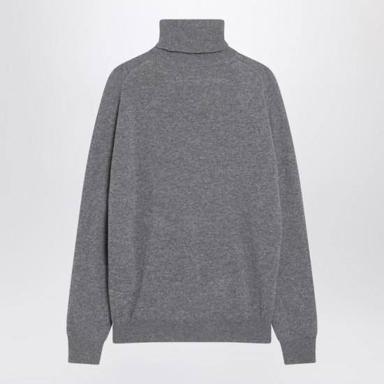 25FW 구찌 인타아르시아 캐시미어 터틀넥  836476XKEX1 R GUC 1043 GREY - GUCCI