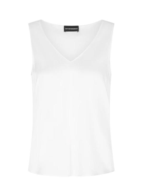 25FW 엠포리오 아르마니 블라우스 EW002199AF17300U0006 CLOUD DANCER