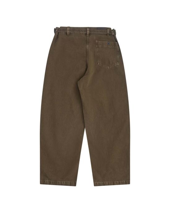  르메르 스트레이트 팬츠 맥시 워크웨어  모스 그린 - LEMAIRE