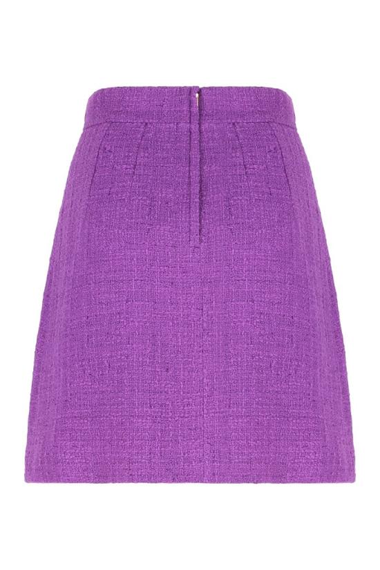 25FW 돌체앤가바나 미디 스커트 F4C0VTFMTAC F0571 PURPLE - DOLCE & GABBANA