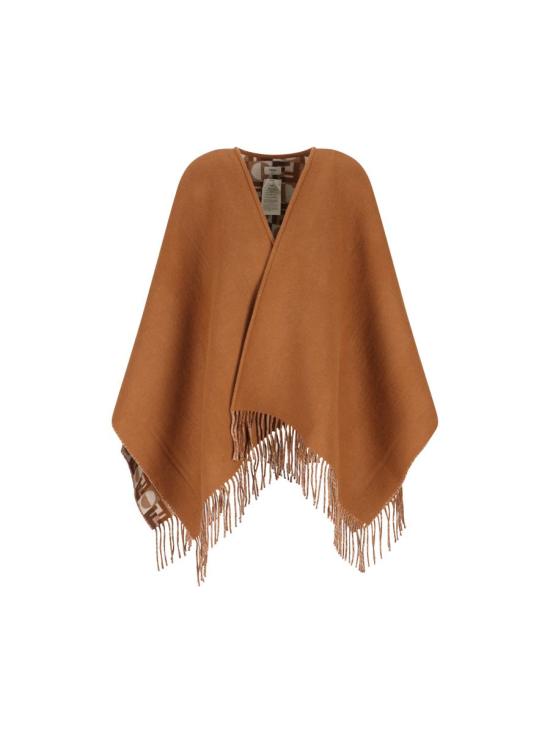 25FW 펜디 케이프 FXX808AYKTF0X2L AI25 CAMEL MULTICOLOR