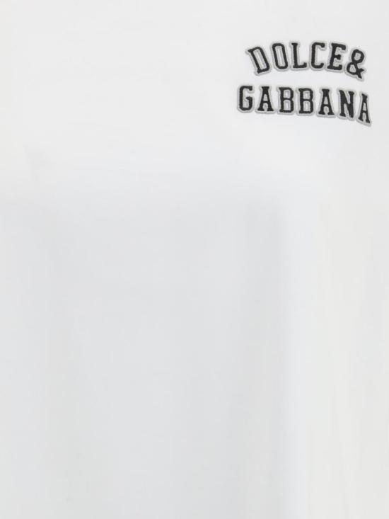 25FW 돌체앤가바나 반팔 티셔츠 F8U10ZGDDBB W0800 WHITE - DOLCE & GABBANA