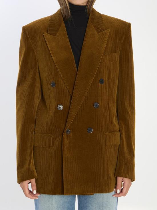 25FW 생로랑 자켓 9226894 837047 Y107T 2121 BROWN