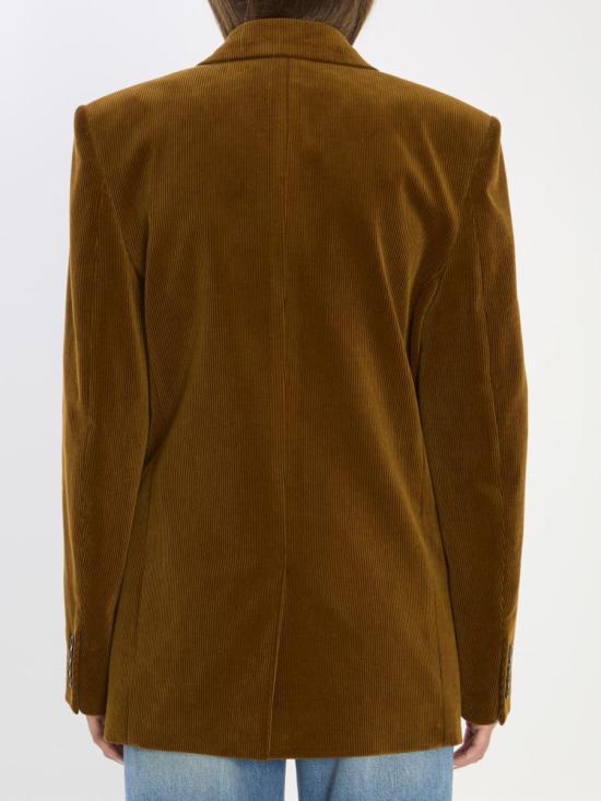 25FW 생로랑 자켓 9226894 837047 Y107T 2121 BROWN - SAINT LAURENT