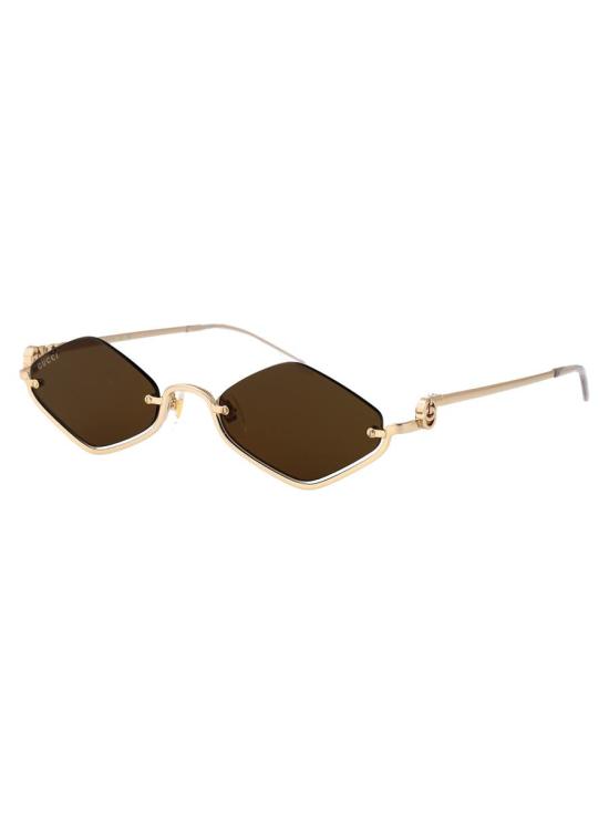 25FW 구찌 안경 GG1604S 002 SUNGLASSES Gold - GUCCI