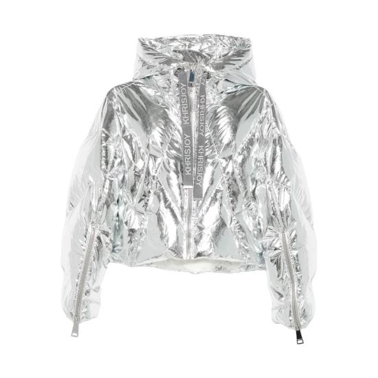 25FW 크리스조이 숏패딩 KWF25R0604 NY0026 SILVE GREY