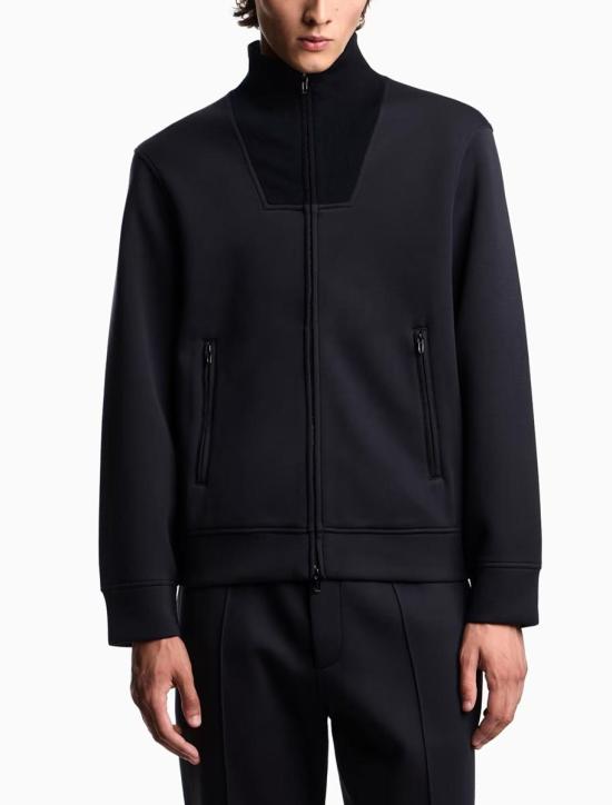 25FW 엠포리오 아르마니 집업 니트 EM003053AF17545UB118 ICONICO 0920 BLU NAV - EMPORIO ARMANI