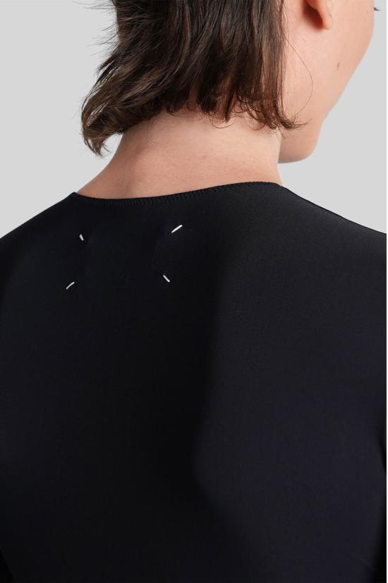 25FW 마르지엘라 바디수트 티셔츠 422601 S51NA0056S20518 Black - MAISON MARGIELA