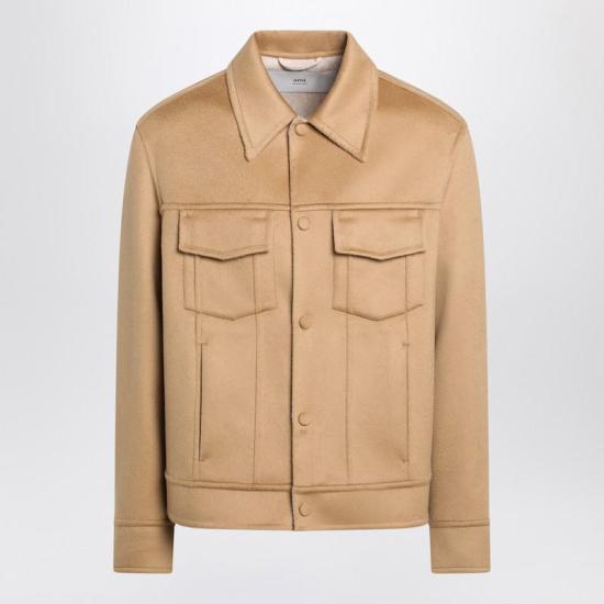 25FW 아미 울 트러커 재킷 UJK847WO0009 R AMI 2802 Beige