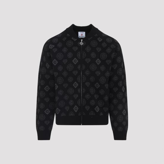 25FW 카사블랑카 자켓 MAW25KW112401 BLACK