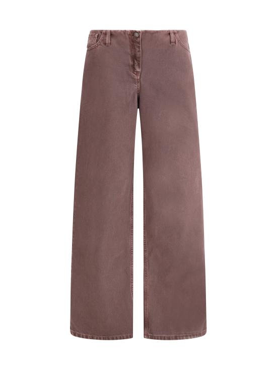 25FW 마그다뷰트림 데님 팬츠 305725 BROWN